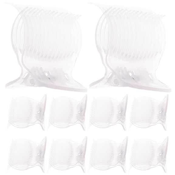 LITINKIMI 10Pcs Durable Hot Roller Claw Clips in Purple for Efficient Hair Treatment and Strong Hold