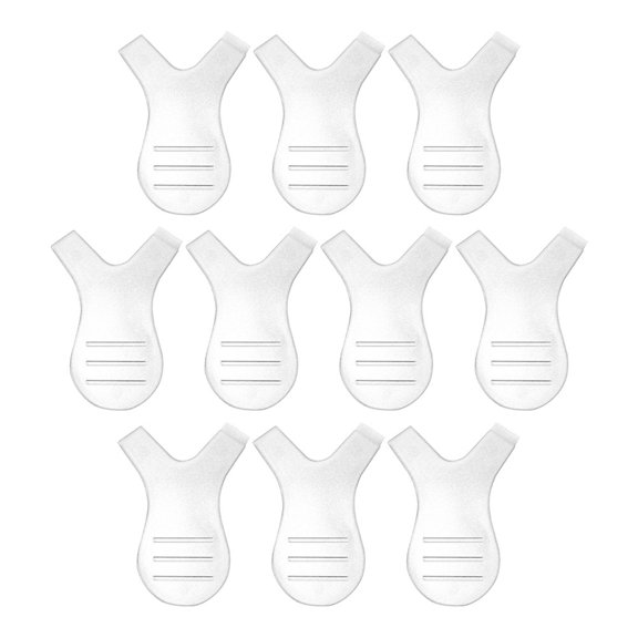 LITINKIMI 10Pcs Eyelash Extension Brushes with Ergonomic Transparent Handles for Curl and Lift