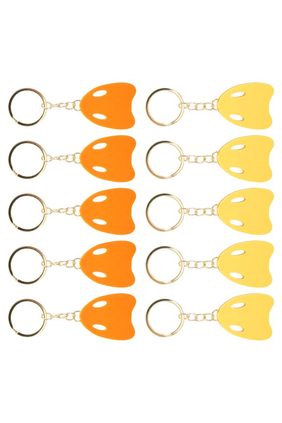 10Pcs Floating Surfboard Keyring Waterproof Paddleboard Key Chain for Boating and Swimming