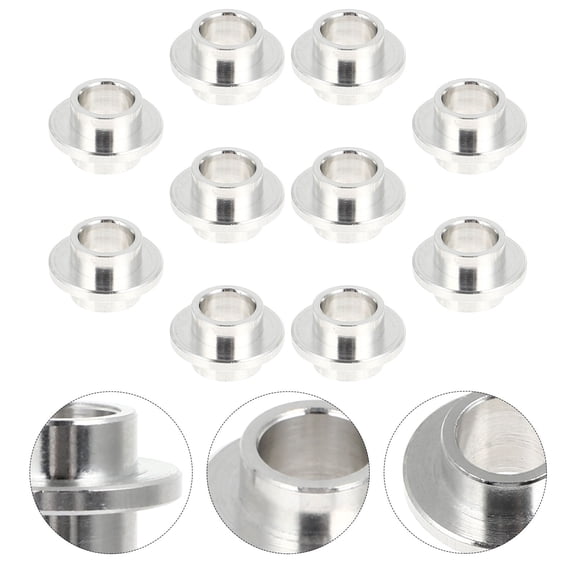 LITINKIMI 10Pcs Inline Roller Skating Bearings Metal Wheel Bearings Plated Silver Durable and Smooth Rotation