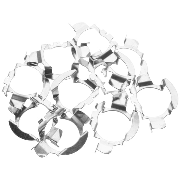 LITINKIMI 10Pcs Metal Rectangular Headlight Bulb Retainer Clip for Car Owners Headlight Upgrade