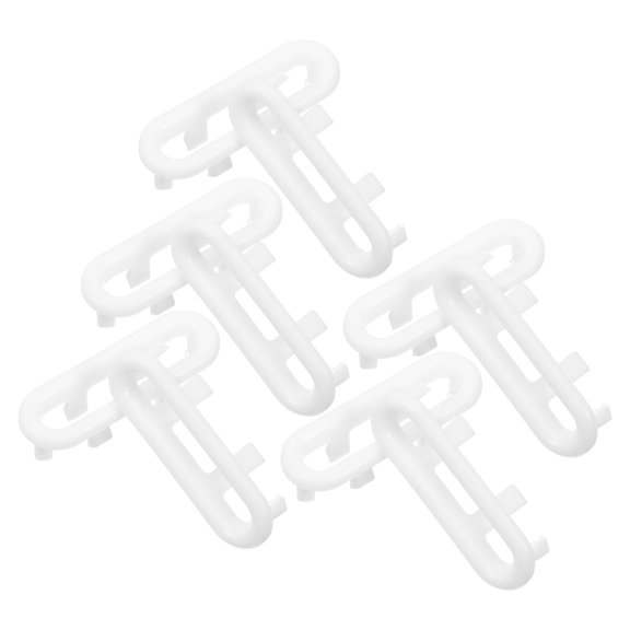 LITINKIMI 10Pcs Oval White Basin Overflow Cover Insert for Bathroom Sink Overflow Hole