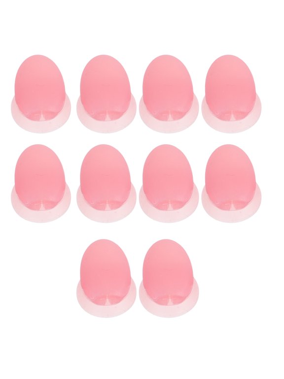 Pink Silicone Makeup Brush Protectors, Reusable and Travel Friendly