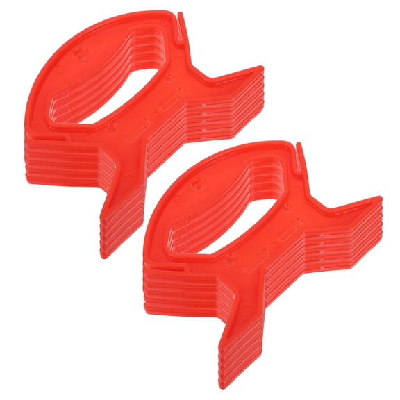 LITINKIMI 10Pcs Red Cable Organizer Cord Winder Reel Compact Wire Storage for Home Desktop