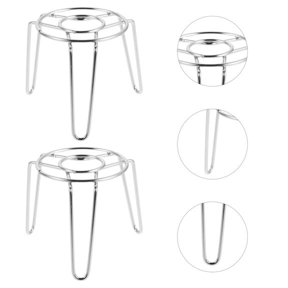 LITINKIMI 10Pcs Round Steamer Rack Trivet for Pot Versatile Kitchen Steaming and Roasting