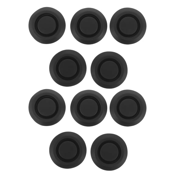 LITINKIMI 10Pcs Rubber Floor Pan Body Plugs for Rear Bumper Insert Dust Prevention Black