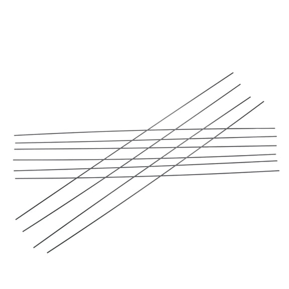 LITINKIMI 10Pcs Solid Carbon Fiber Rod for DIY Model Aircraft Black Lightweight High Strength Material