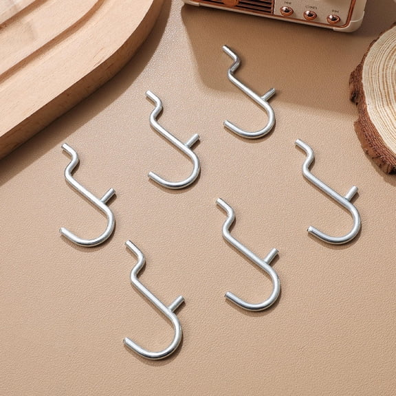 LITINKIMI 10pcs J Hooks For Hanging In Silver Stainless Steel For Garage Organization