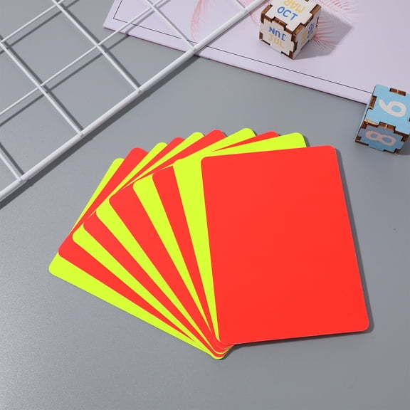 LITINKIMI 10-Pack Soccer Referee Cards Set - Red and for Sports Officials, Professional Referee Accessories