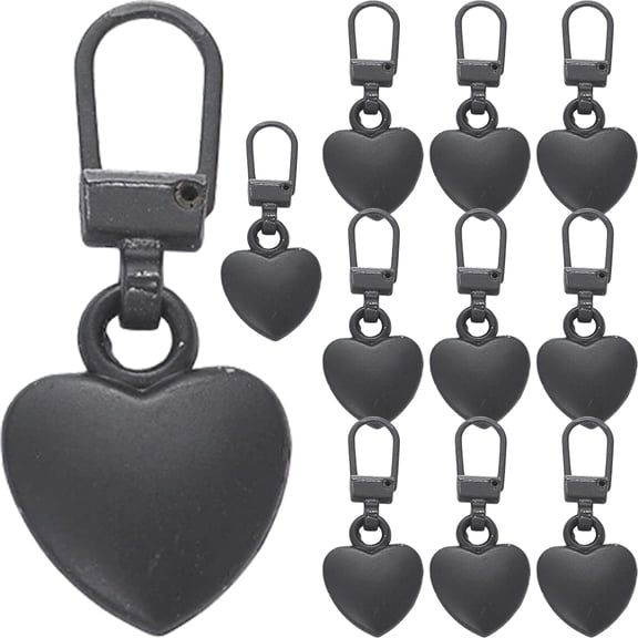 LITINKIMI 12-Piece Zipper Pulls for Bags and Suitcases with Reusable Electroplated Coating Accessories