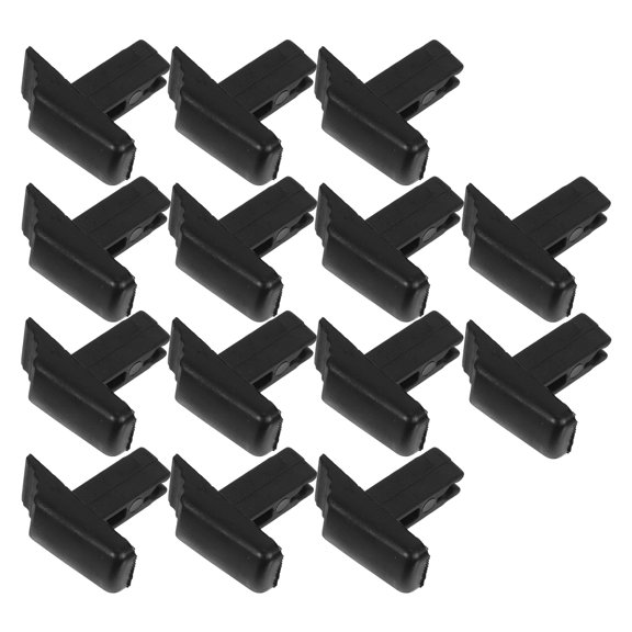 LITINKIMI 14Pcs Black Plastic Ladder Anti Theft Lock Buckles for Telescopic and Folding Ladder Replacement