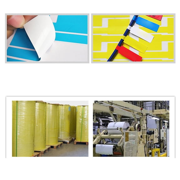 LITINKIMI 15 Sheets Labels For Cables And Cords Synthetic Paper Blank Labels For Tablet Cables