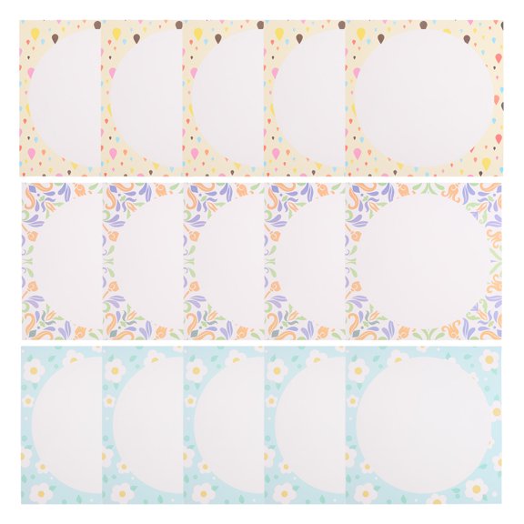LITINKIMI 15Pcs Vintage Style Calligraphy Paper for Painting and Art Projects Assorted Color