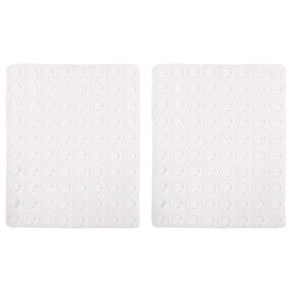 LITINKIMI 160Pcs Self Adhesive Door Bumpers for Cabinets Silicone Transparent Cushioning Pads