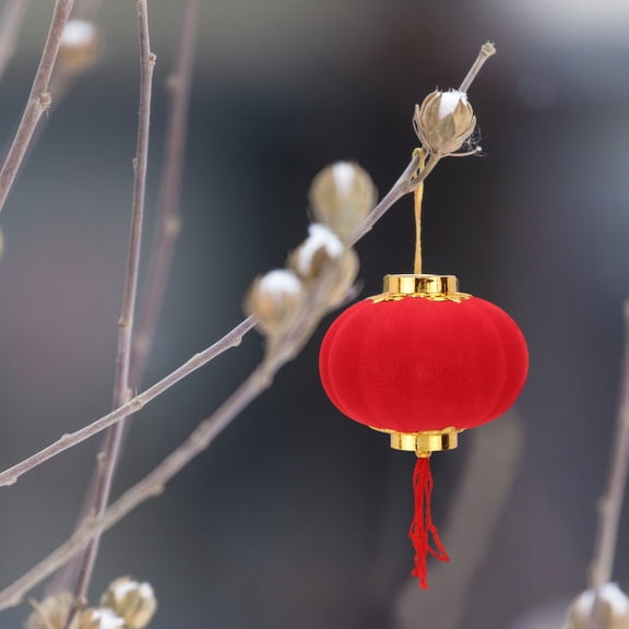LITINKIMI 16-Piece Traditional Chinese Red Lanterns for Spring Festival, Holiday Decorations and Party Ornaments