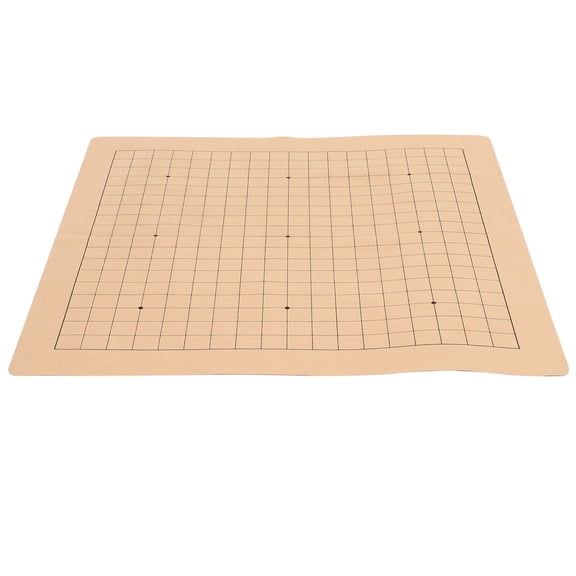 LITINKIMI 1Pack Chessboard Portable for Indoor Entertainment Travel Family Gathering Khaki Square Dual Use