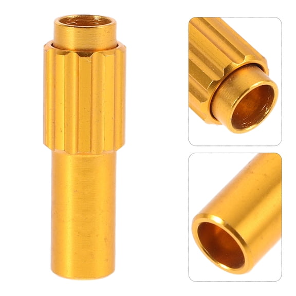 LITINKIMI 1Pack Inline Adjuster Screw Golden Aluminum Alloy for Road Bike Bicycle Maintenance Brake Cable Fastener