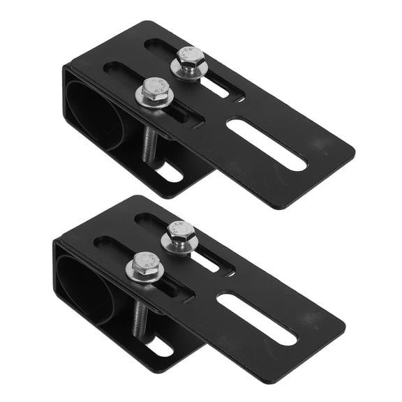 LITINKIMI 1Pair LED Light Bar Mounting Brackets for Suv Roof Racks Carbon Steel Black Durable