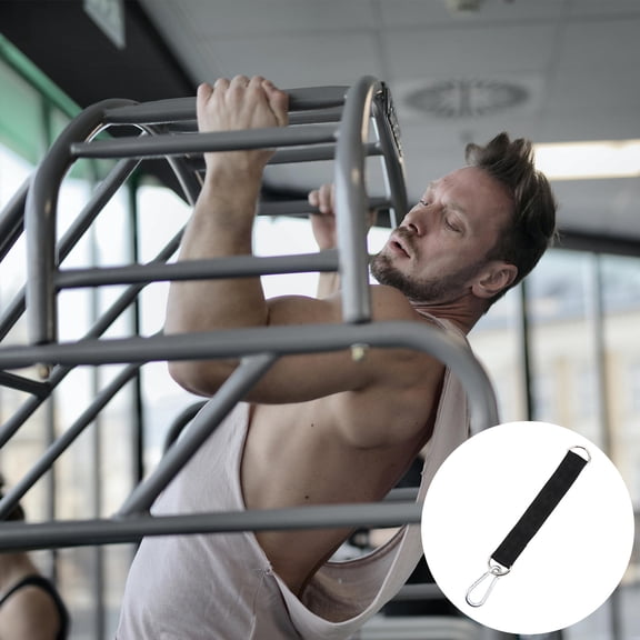 LITINKIMI 1Pair Pull-Up Hanging Straps Black Assist Bands for Pull Up Strength Training At Home