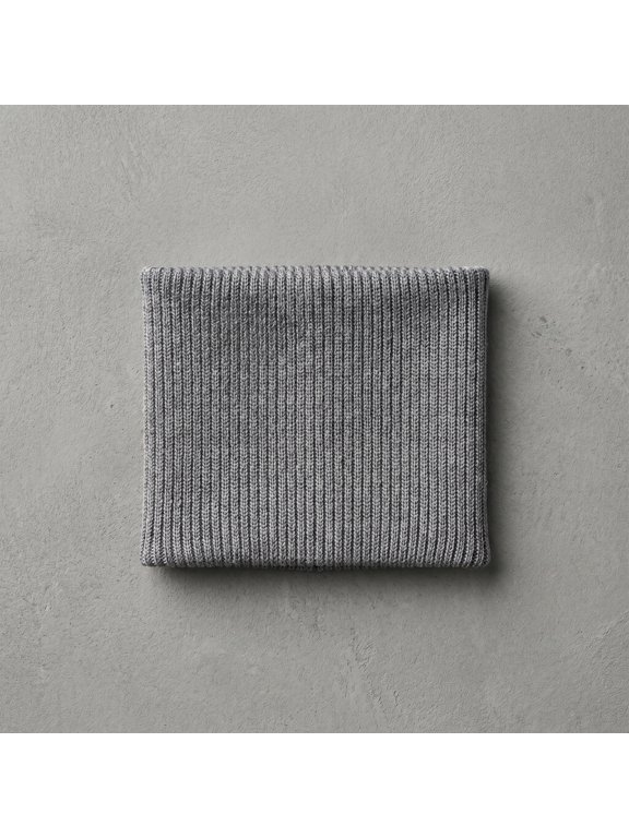 Comfortable Light Grey Rib Knit Cuff Trim for DIY Jacket and Sweatshirt