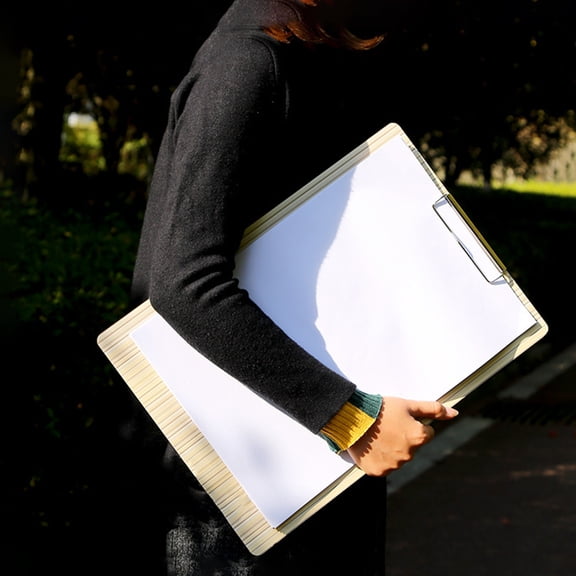 LITINKIMI 1Pcs Drawing Clipboard Beige Synthetic Material Painting Board For Classroom Use Amateurs