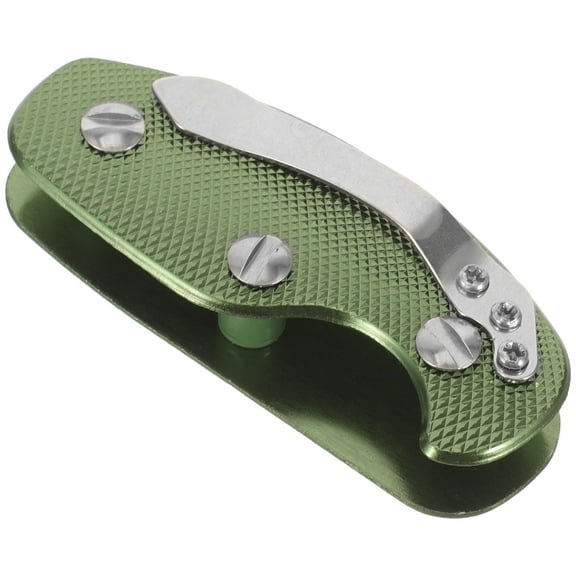 LITINKIMI 1Set Key Organizer for Men with Aluminum Alloy Simple Green 2.95X1.18X0.59in