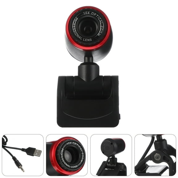 LITINKIMI 1Set Professional Live Streaming Webcam with Adjustable Angle and Wide Sound Transmission