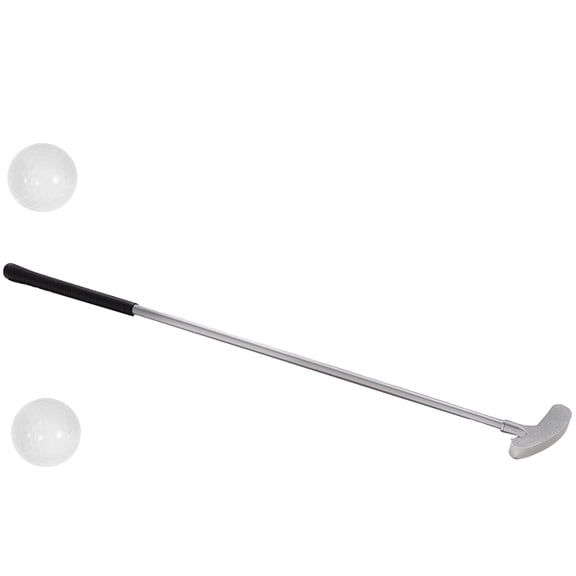 LITINKIMI 1Set Reusable Wear Resistant Golf Balls and Folding Aluminium Alloy Putter