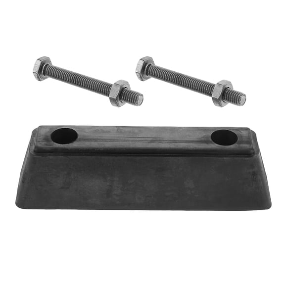 LITINKIMI Heavy Duty Rubber Truck Rear Bumper Guard Pad Trailer Accessory 1 Set Impact Absorber
