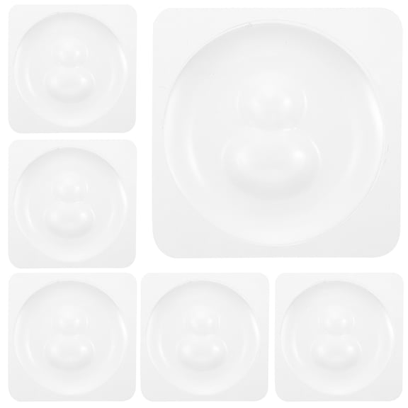 LITINKIMI 1Set Self Adhesive Protector Pads Transparent Silicone Door Bumpers for Damage Prevention