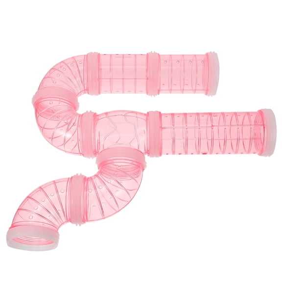 LITINKIMI Durable Pink Hamster Cage Accessories for DIY Labyrinth and Fun