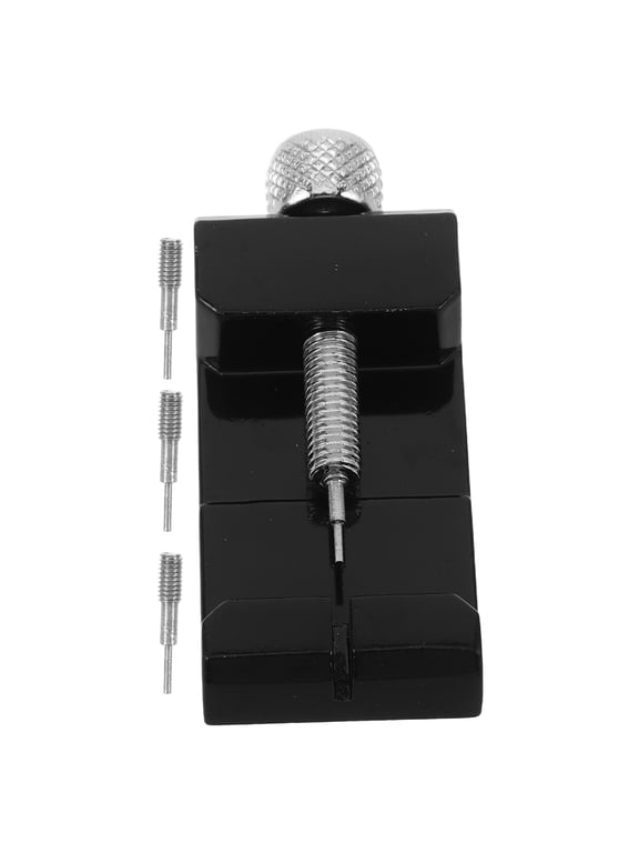 Metal Watch Band Adjustment Tool, Precise Resizing, Ergonomic Grip, Portable Design, Black 1Set