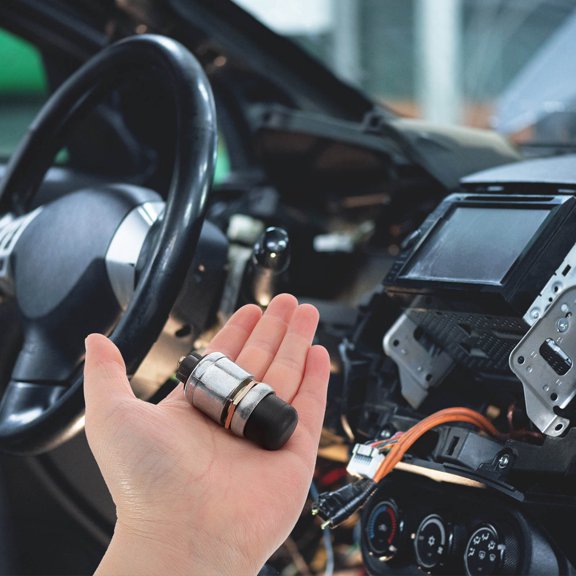 LITINKIMI 1Set Weatherproof Push Button Start Switch for Car Truck Marine Applications Easy Installation