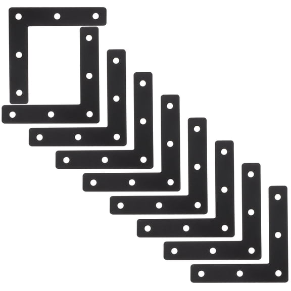 LITINKIMI 20 Pcs Adjustable L Corner Braces Rolled Steel Furniture Parts Furniture Assembly