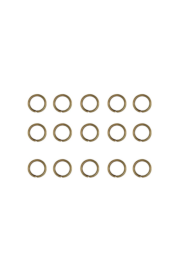 200Pcs Golden Open Split Rings Stainless Steel Key Chain Circles for Craft Applications