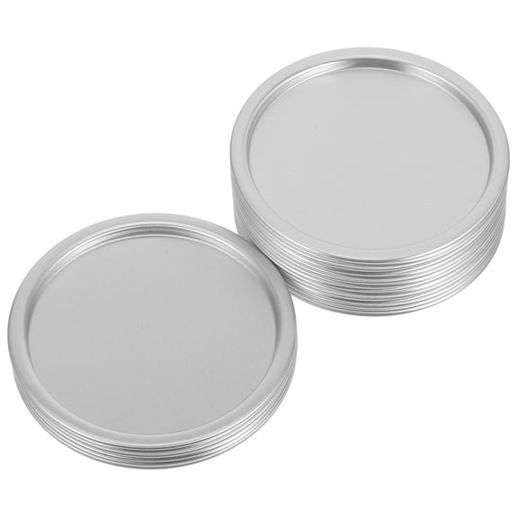 LITINKIMI Canning Jar Lids Wide Mouth Aluminum Airtight Households Picnics 20PCS