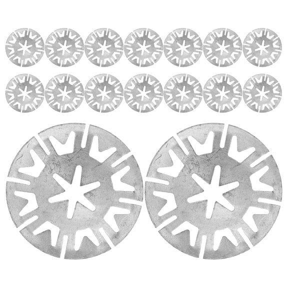 LITINKIMI 20Pcs Plated Silver Metal Locking Clips for Car Underbody Shield Engine Cover Fastening