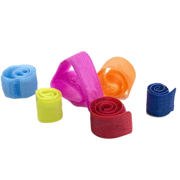 LITINKIMI 20Pcs Portable Nylon Cable Wrapper Cord Organizer for Charging Earphone and USB Cables