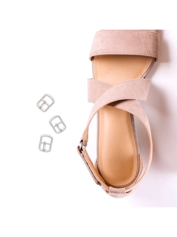 20Pcs Durable Zinc Alloy Slide Buckles with Single Prong for Bags and Belts