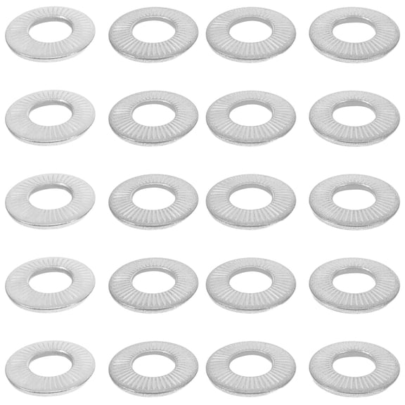 LITINKIMI Durable Metal Spring Lock Washers for Industrial Use Stainless Steel 20Pcs