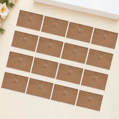 LITINKIMI 20pcs Reusable Envelopes Kraft Paper Document Storage For Office Use Classic Vintage Look