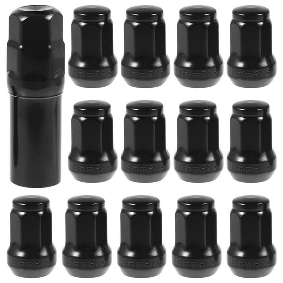 LITINKIMI 21Pcs Car Owners Anti-theft Heptagon Lug Nuts with Steel Material 1.2x0.8x0.8in