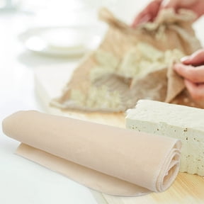LITINKIMI White Tofu Cheesecloth 2-Pack Multifunctional Kitchen Strainer Filter Cloth for Cooking and Food Preparation