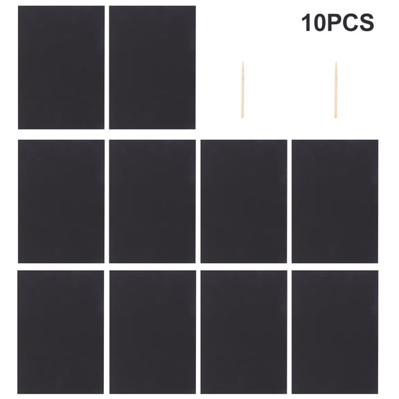 LITINKIMI 2Pack Black Scratch Papers for Creative Drawing and DIY Artwork