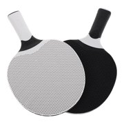 LITINKIMI 2-Pack Assorted Color Table Tennis Paddles with Ergonomic Fatigue-Reducing Design for Sports and Recreation