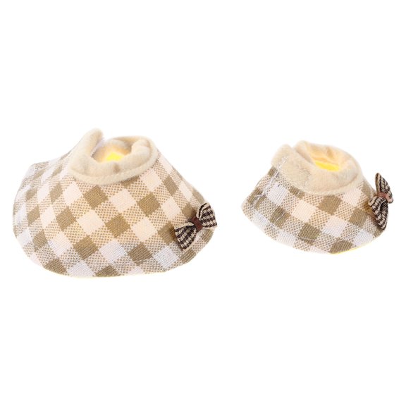 LITINKIMI 2Pcs Bird Neck Sleeve Beige Stop Pecking and Chewing for Parrots Cockatiels and Conures