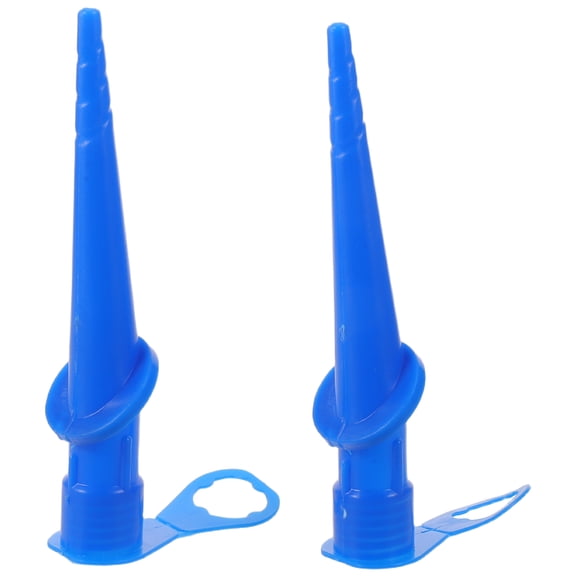 LITINKIMI 2Pcs Blue Caulking Nozzle Extensions for Efficient Application on Hard to Reach Areas