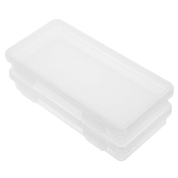 LITINKIMI 2Pcs Cash Organizer Waterproof Material Coin Storage Box for Personal Use 11.4X3.65X1.18in