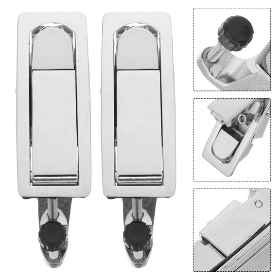 LITINKIMI 2-Pack Electrical Enclosure Compression Latch Lock, Zinc Alloy Flush Mount Safety Trigger Hardware