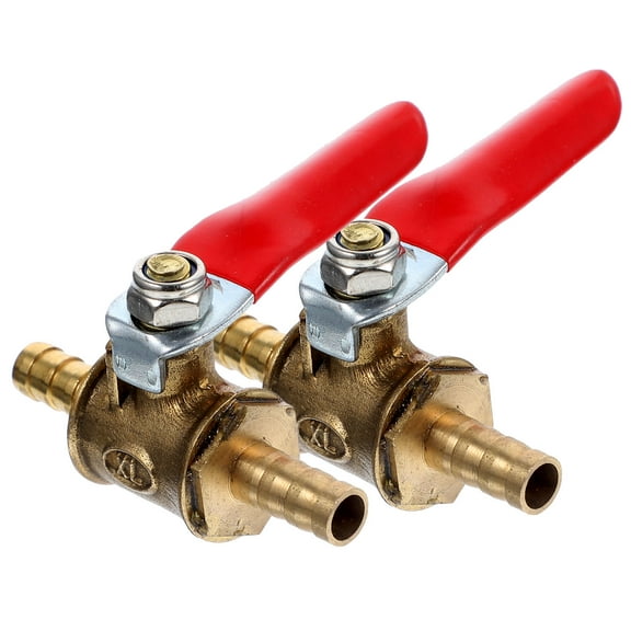 LITINKIMI 2Pcs Corrosion Resistant Copper Ball Valve Shut Off Valve for Gas and Water Pipe Systems